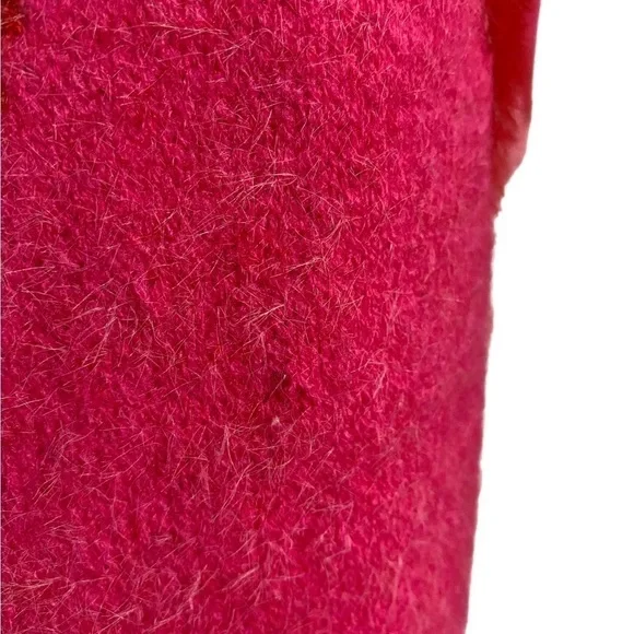 Jodifl Red and Pink Fuzzy Southwest Bohemian Open Front Cardigan NWT - Picture 15 of 16